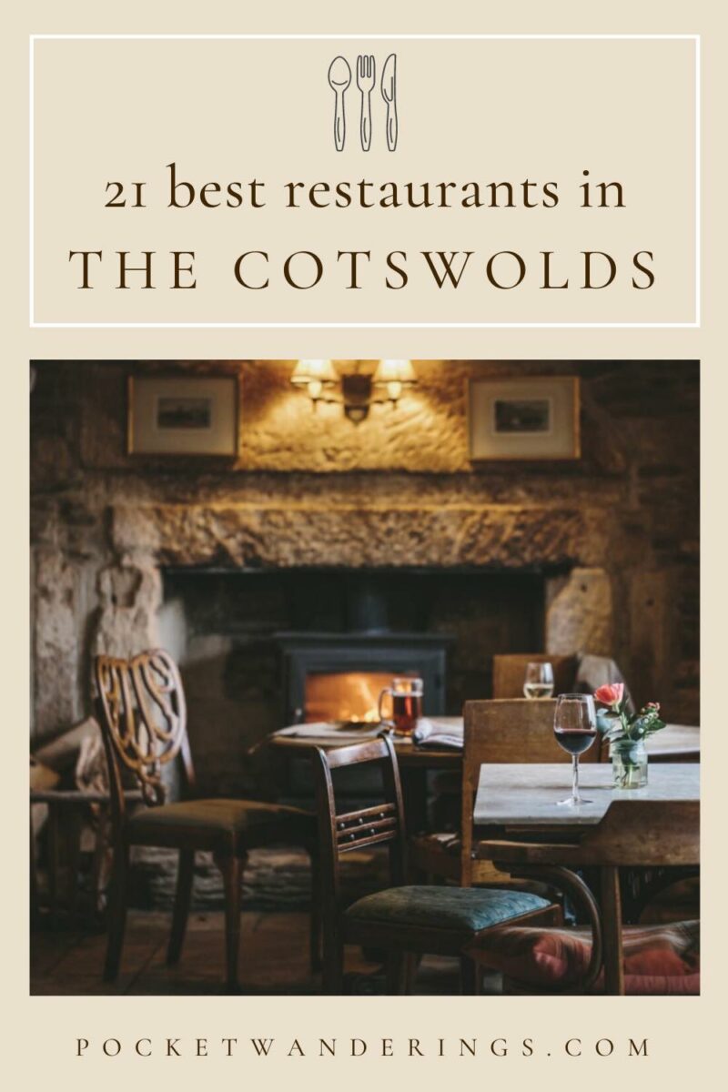 Best Restaurants In The Cotswolds 2025