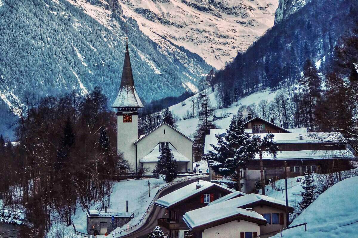 Lauterbrunnen in Winter