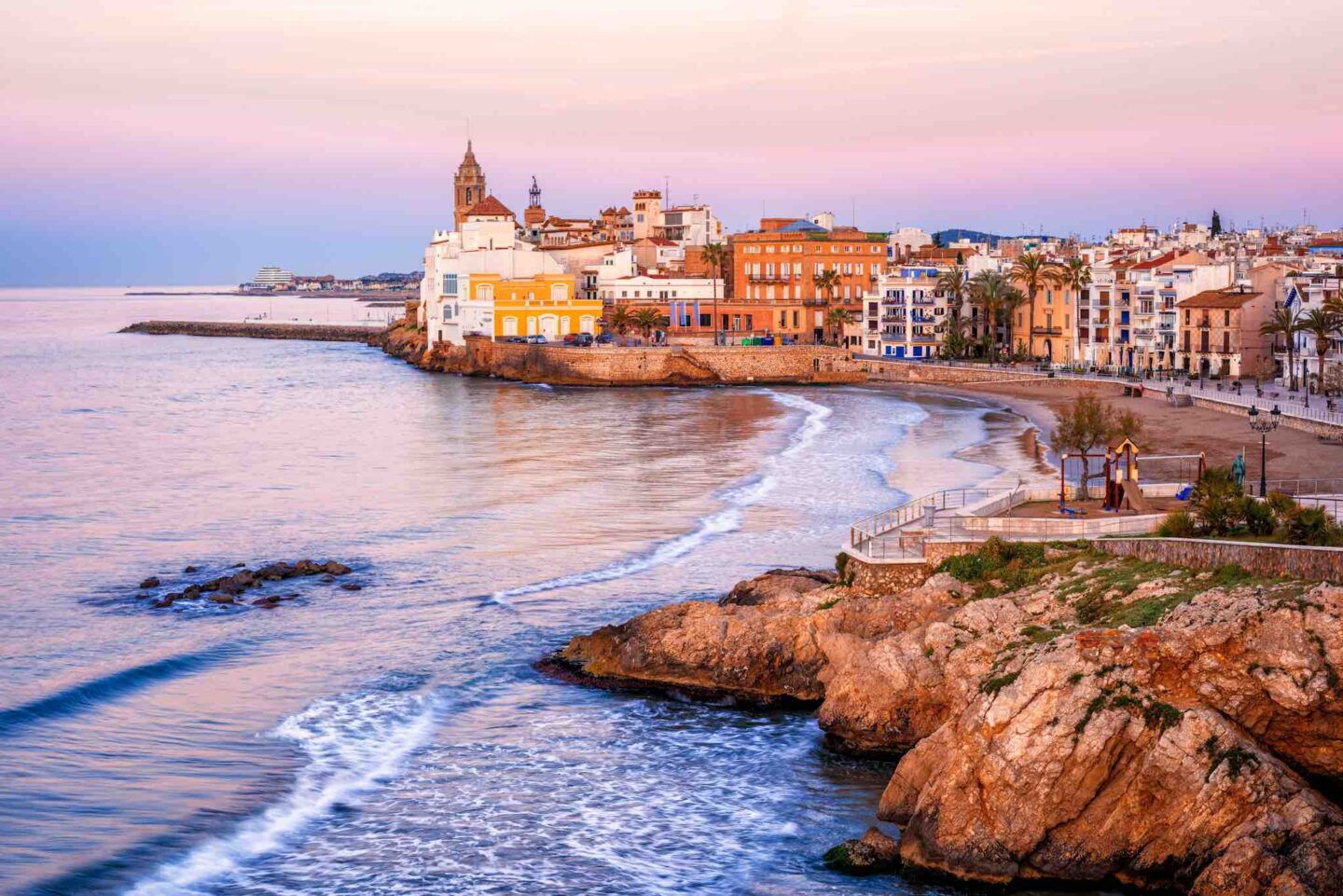 Sitges coastal town in Spain