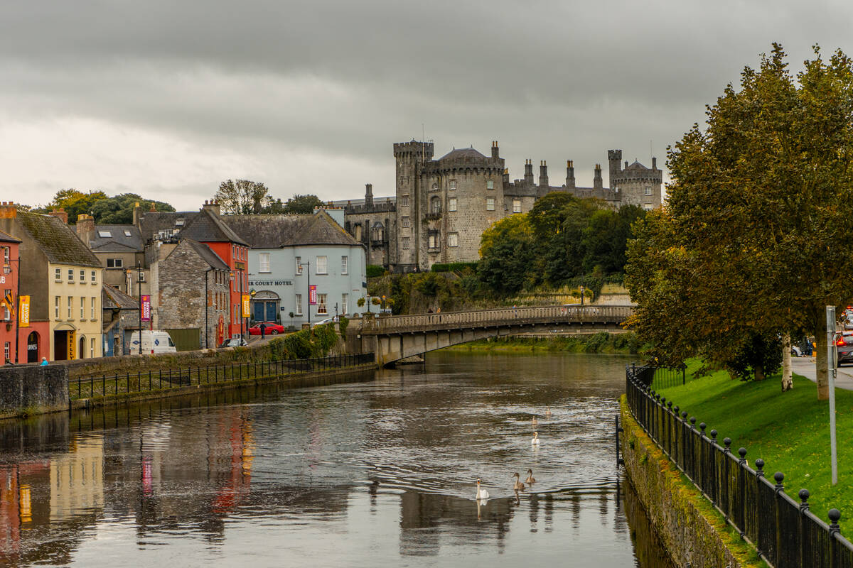 Kilkenny Castle from the River Nore Ireland