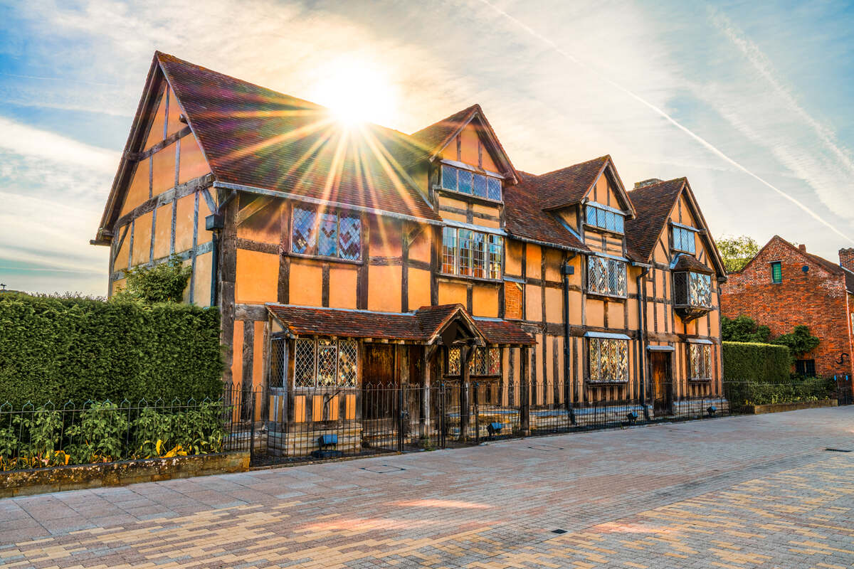 Shakespeare's birthplace in Stratford Upon Avon