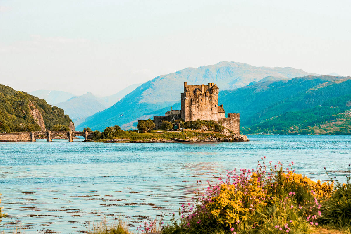 Eilean Donan Castle in Scotland UK