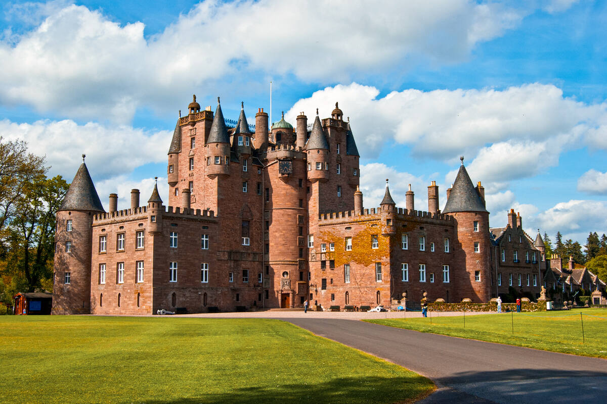 glamis castle Scotland United Kingdom