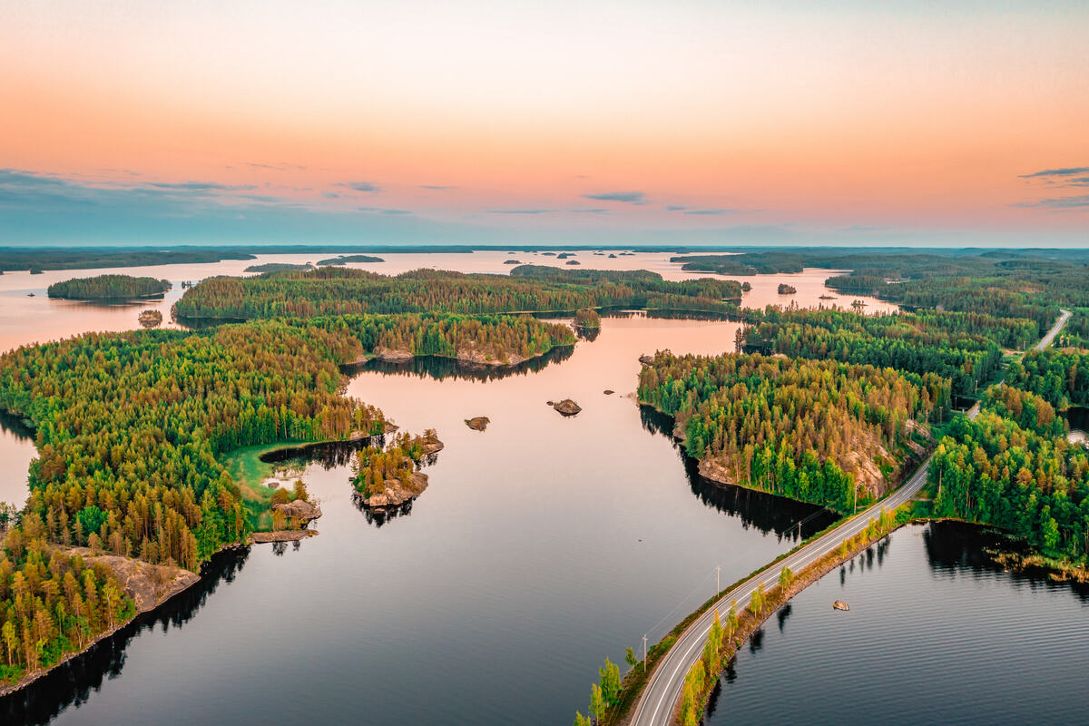 Lake Saimaa in Finland