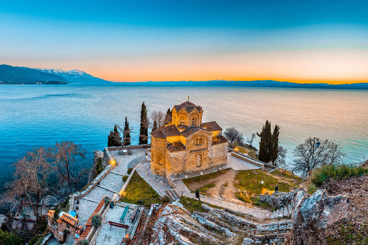 Ohrid Lake in Macedonia