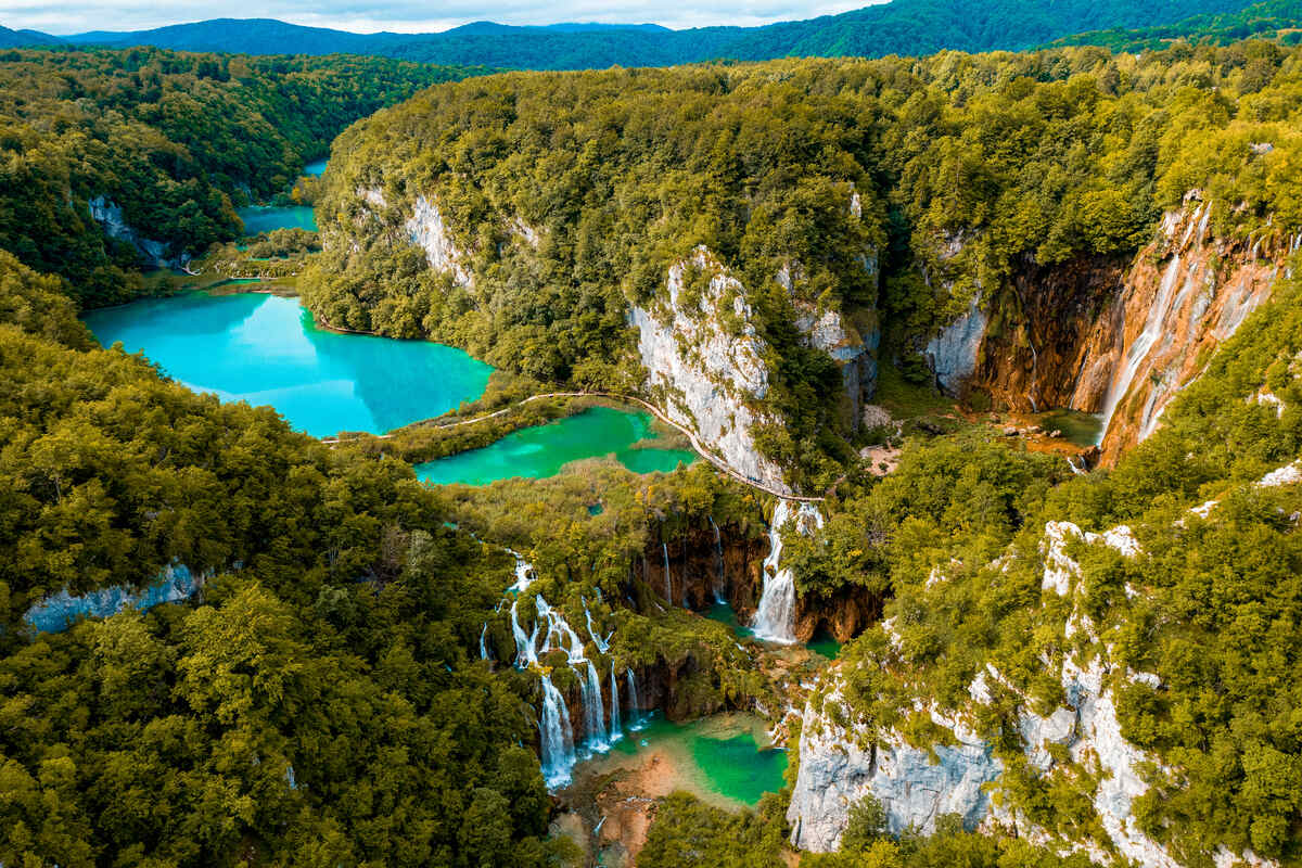 Plitvice Lakes in Croatia