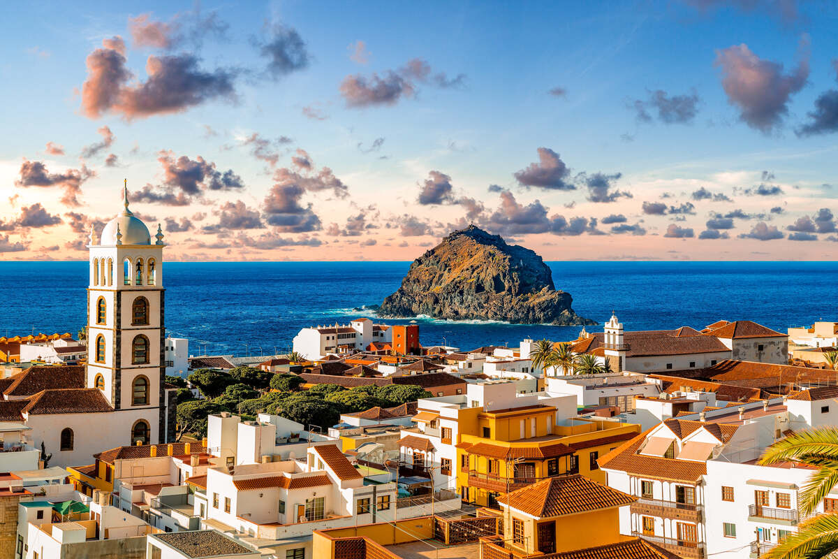 Tenerife scenery in Canary Islands 