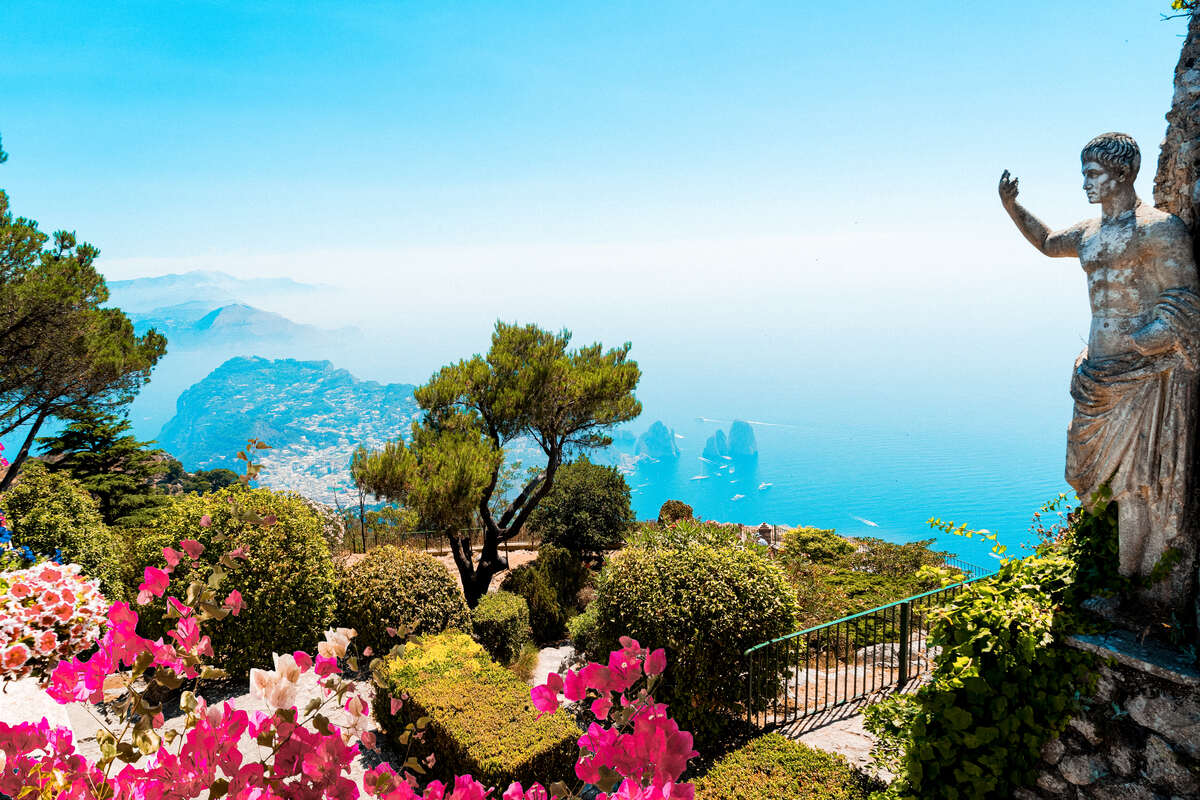 Monte Solaro in Capri Island Italy