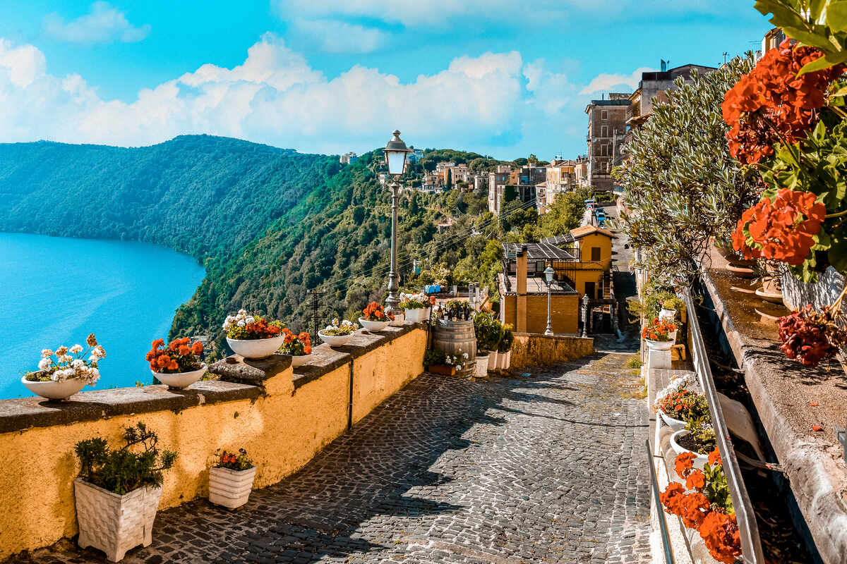 Castel Gandolfo in Italy