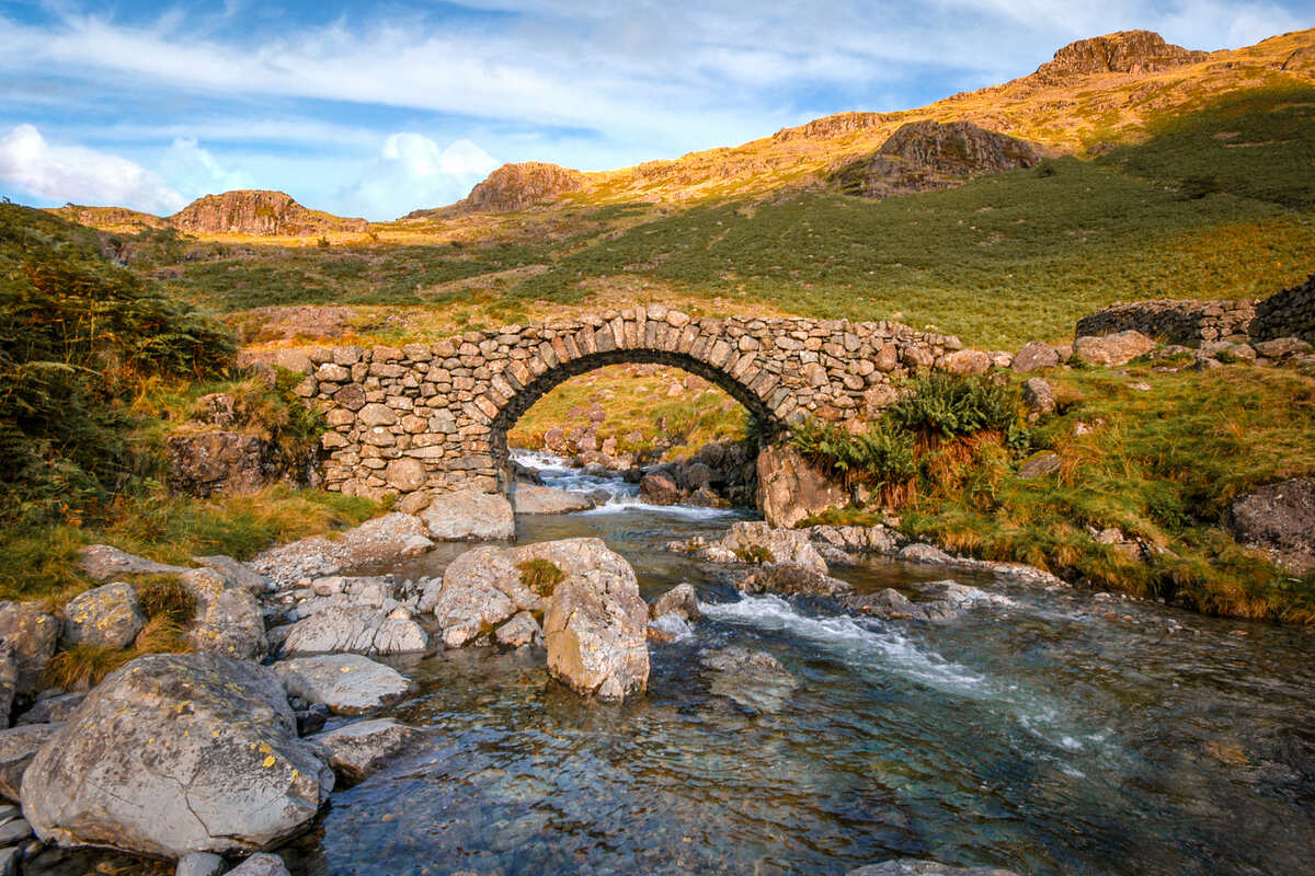 Eskdale Valley in Lake District