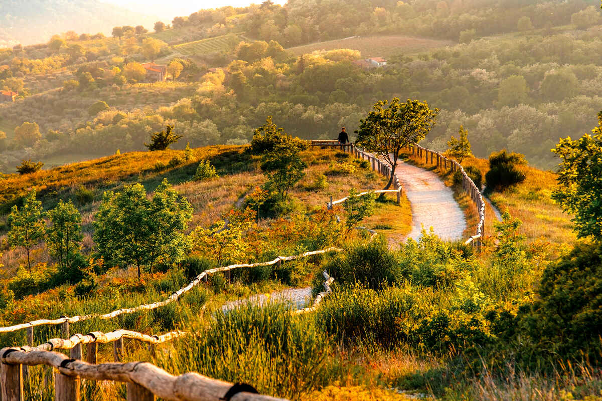 Euganean Hills in Padua Italy