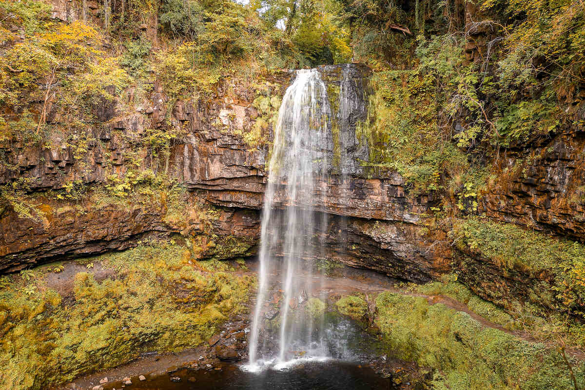 Henrhyd Falls in South Wales