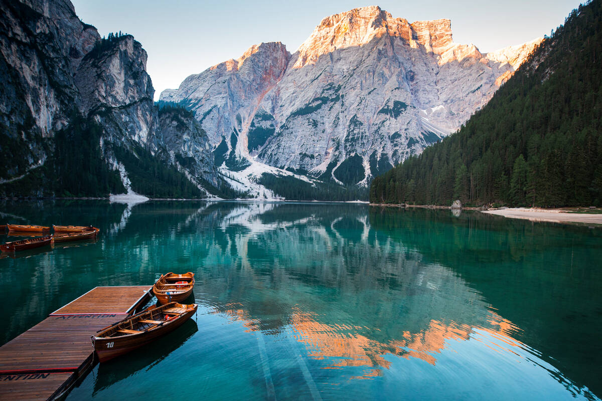 Pragser Wildsee Lake Braies Italy