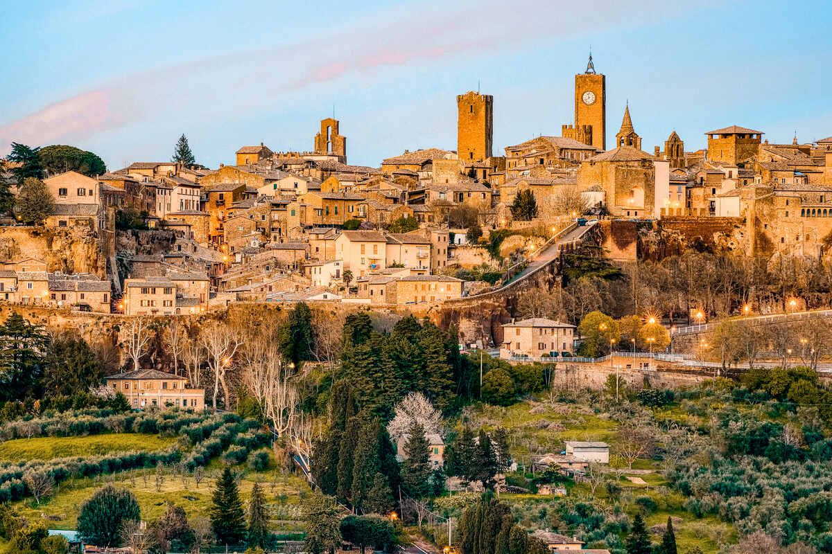 Orvieto in Umbria Old town