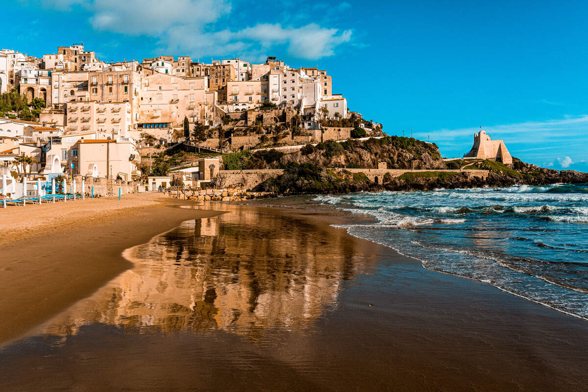 Village of Sperlonga Lazio region of Italy