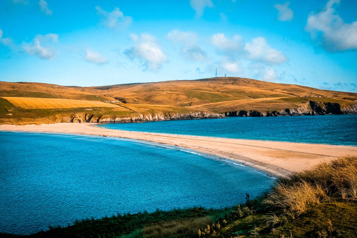 St Ninian’s Isle on Shetland Islands