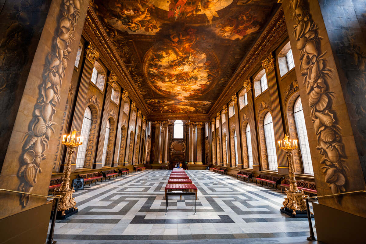 The Painted Hall at the Old Royal Naval College