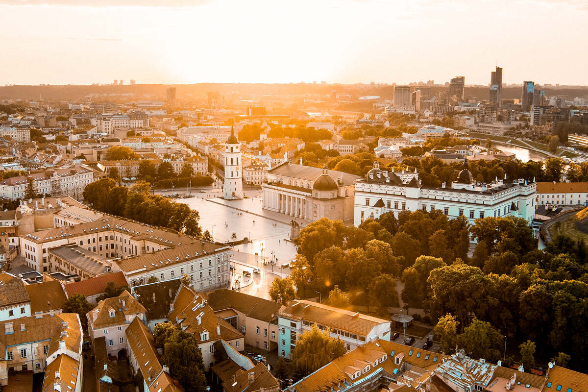 Vilnius in Lithuania