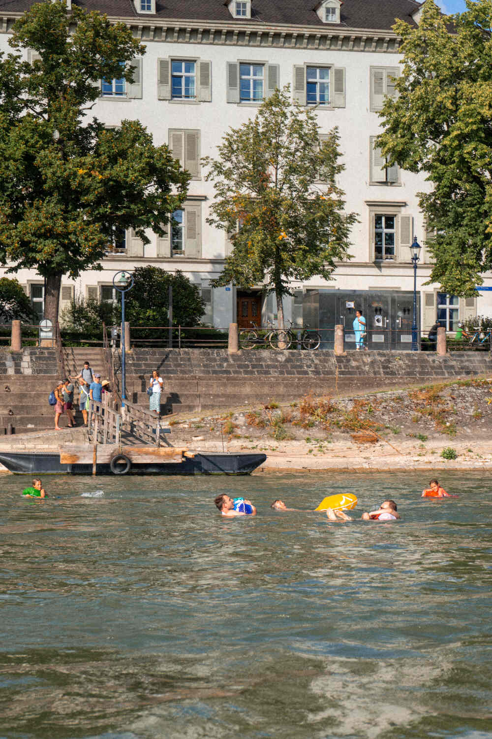 Swimming in the Rhine Basel