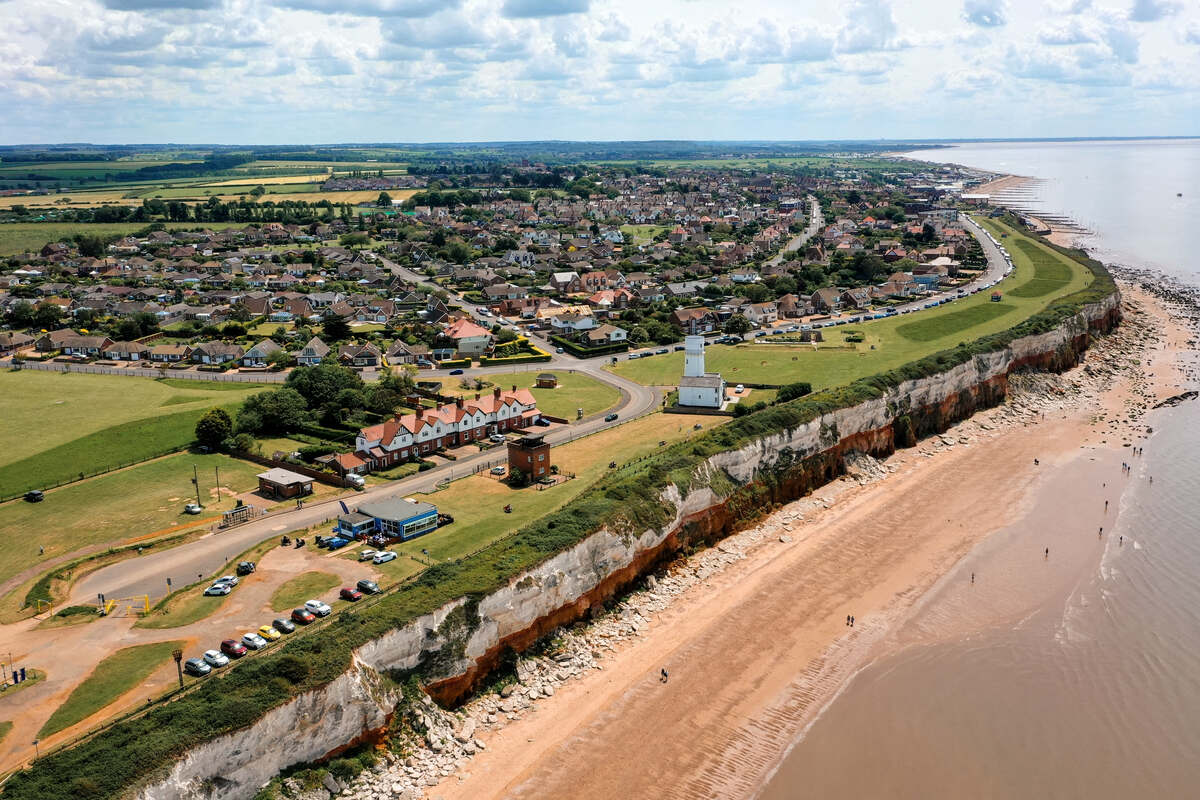 Hunstanton seaside in Norfolk