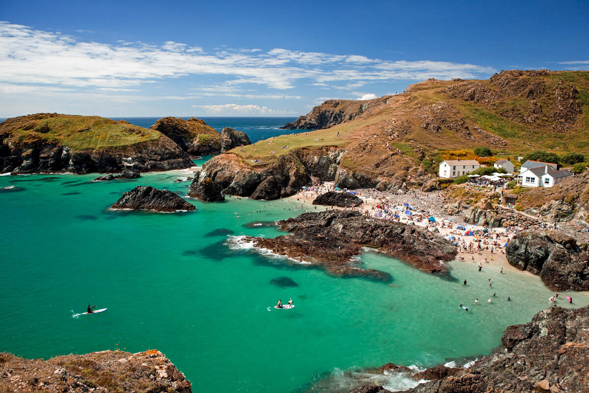 Kynance Cove in Cornwall