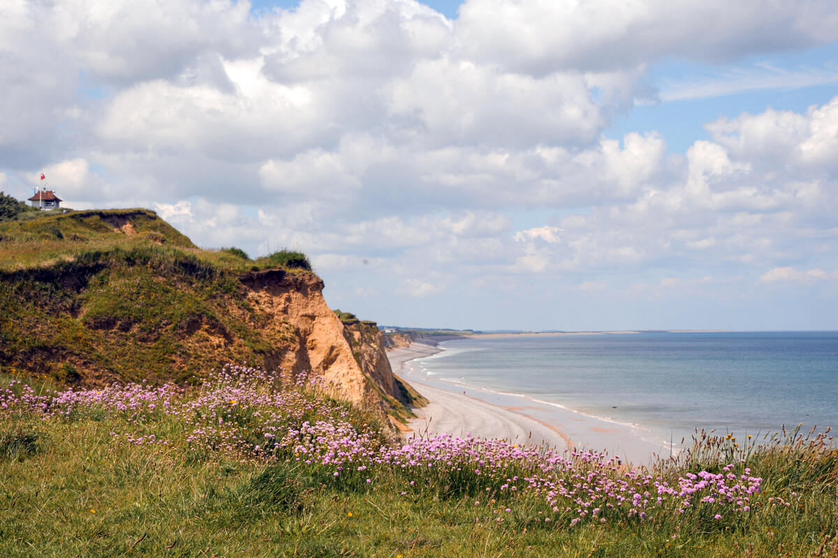 Sheringham seaside in Norfolk