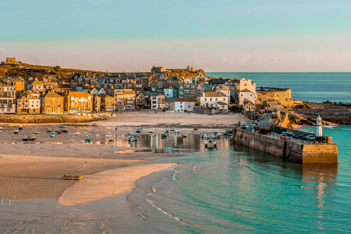 St Ives seaside in Cornwall