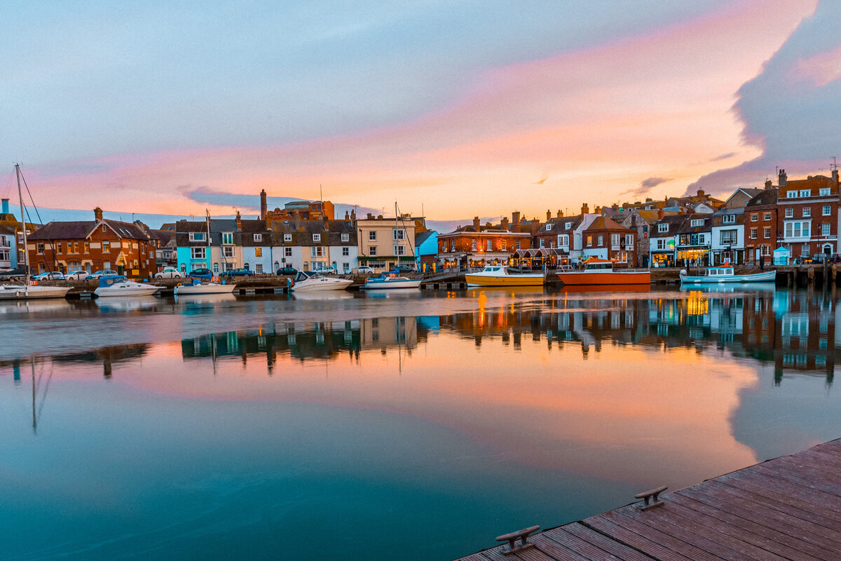 Weymouth Harbour in Dorset